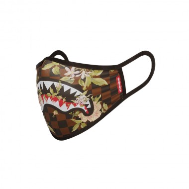 SPRAYGROUND FLOWER SHARKS IN PARIS PVC FACE MASK