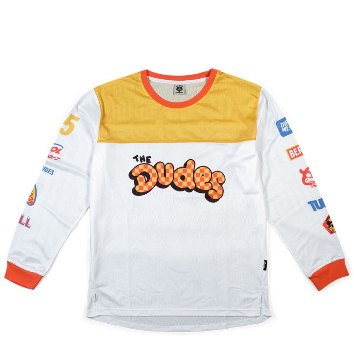 THE DUDES WIN TEAM LS T-SHIRT OFF-WHITE