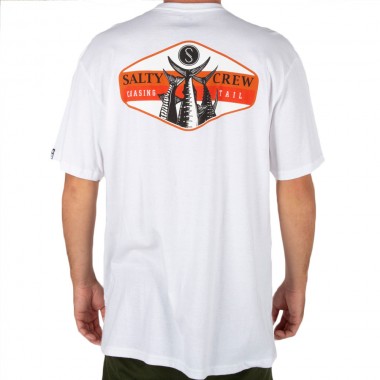 SALTY CREW HIGH TAIL TEE WHITE