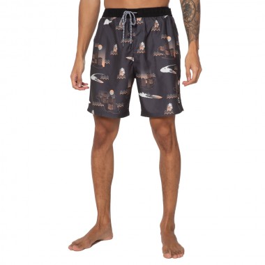 PROTEST PRTSHEAN BEACHSHORTS DEEP GRAY