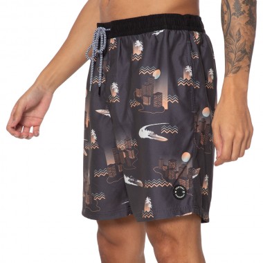 PROTEST PRTSHEAN BEACHSHORTS DEEP GRAY