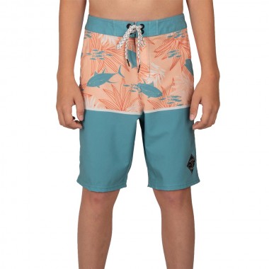 SALTY CREW CORONADO BOYS BOARDSHORT DARK AQUA