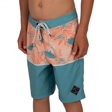 SALTY CREW CORONADO BOYS BOARDSHORT DARK AQUA