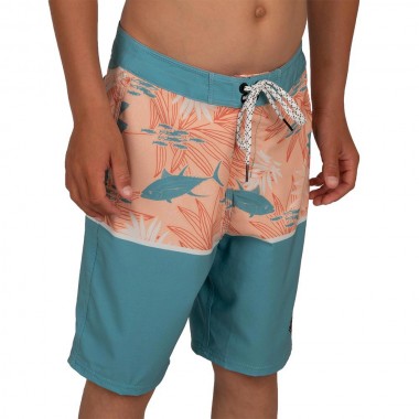 SALTY CREW CORONADO BOYS BOARDSHORT DARK AQUA