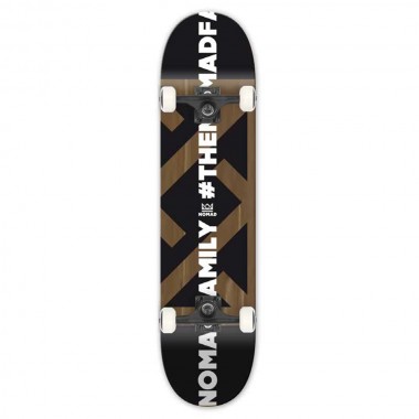 NOMAD WOOD HASHTAG COMPLETE SKATE BLACK 8.0
