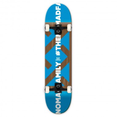 NOMAD WOOD HASHTAG COMPLETE SKATE BLUE 8.0