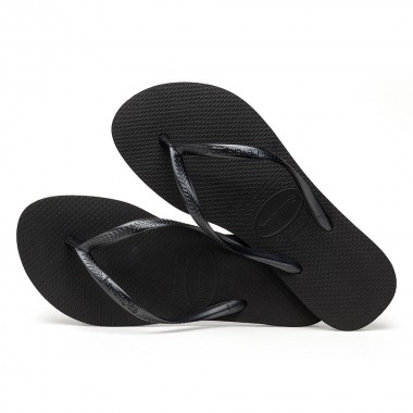 HAVAIANAS SLIM SANDALS BLACK