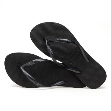 HAVAIANAS SLIM SANDALS BLACK