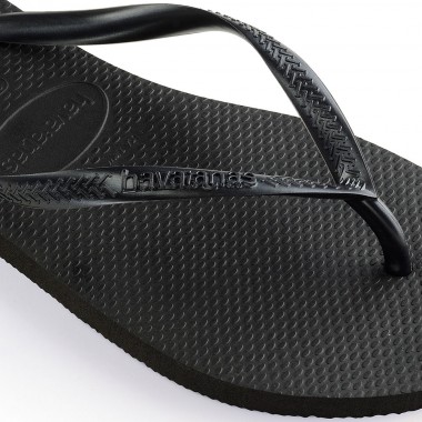 HAVAIANAS SLIM SANDALS BLACK