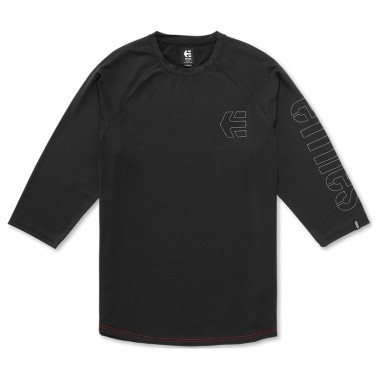 ETNIES SAN JUAN RAGLAN TEE 3/4 BLACK