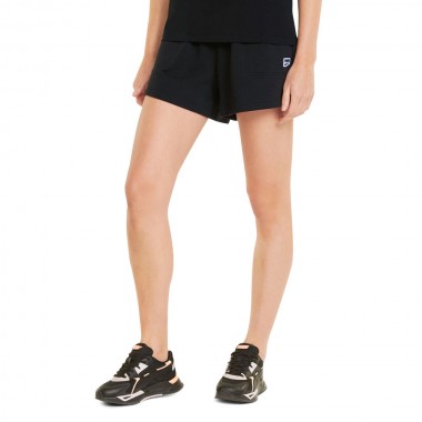 PUMA DOWNTOWN HIGH WAIST SHORTS TR BLACK