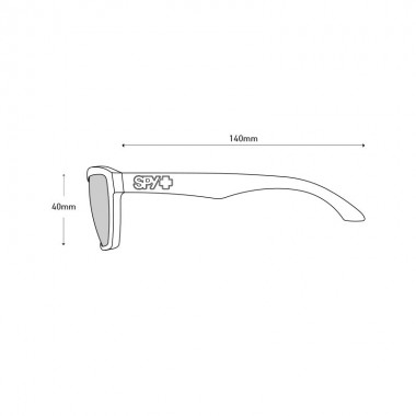 SPY HELM SUNGLASSES WHITEWALL-HP GR GRN POLAR/BLK SPEC MIR