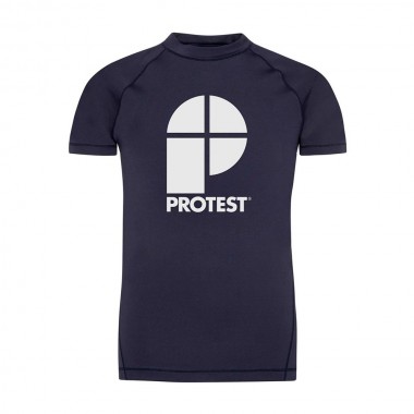 PROTEST PRTBERENT KIDS SS RASHGUARD NIGHT SKYBLUE