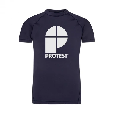 PROTEST PRTBERENT KIDS SS RASHGUARD NIGHT SKYBLUE