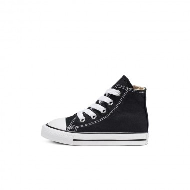 CONVERSE CHUCK TAYLOR ALL STAR CLASSIC HI KIDS SHOES BLACK