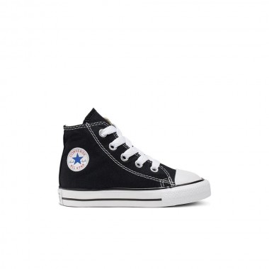 CONVERSE CHUCK TAYLOR ALL STAR CLASSIC HI KIDS SHOES BLACK