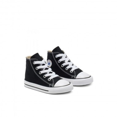 CONVERSE CHUCK TAYLOR ALL STAR CLASSIC HI KIDS SHOES BLACK