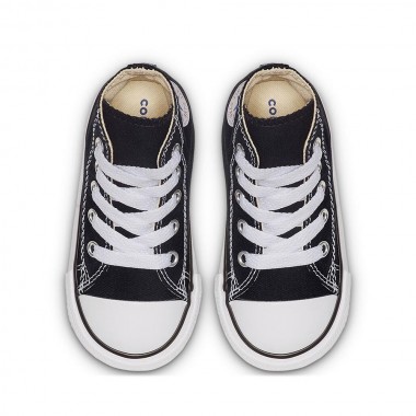CONVERSE CHUCK TAYLOR ALL STAR CLASSIC HI KIDS SHOES BLACK