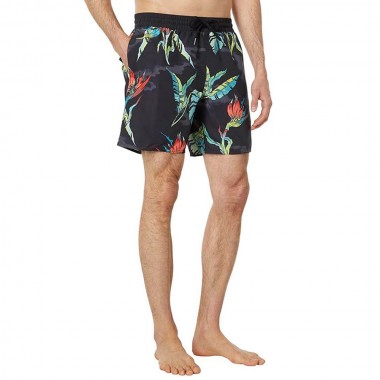 VOLCOM BEACH BUNCH TRUNK 17 BOARDSHORTS BLACK