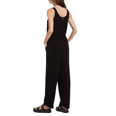 VOLCOM LIL FLEECE ROMPER BLACK