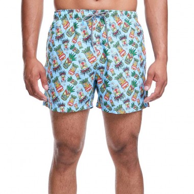 BOARDIES MID SWIM SHORTS TIKI MASKS