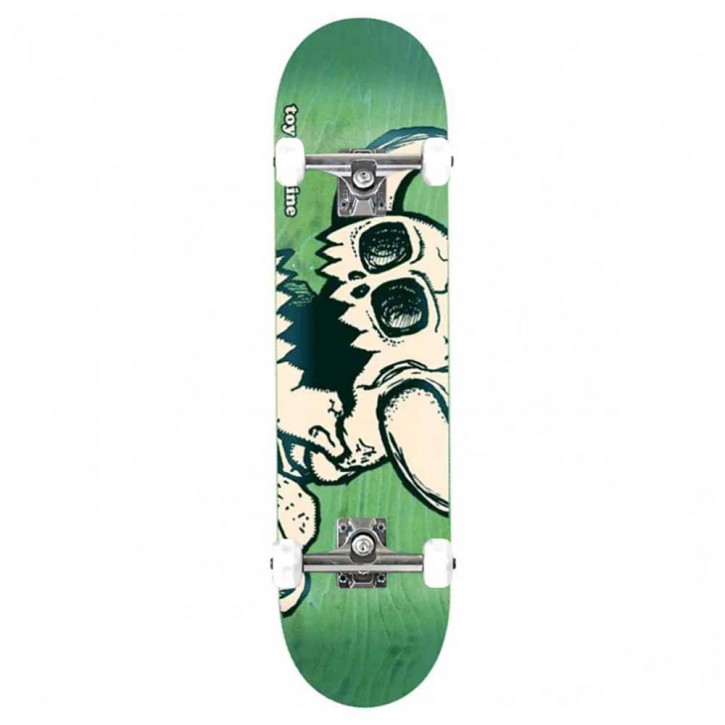 TOY MACHINE DEAD MONSTER COMPLETE SKATE GREEN 7.75