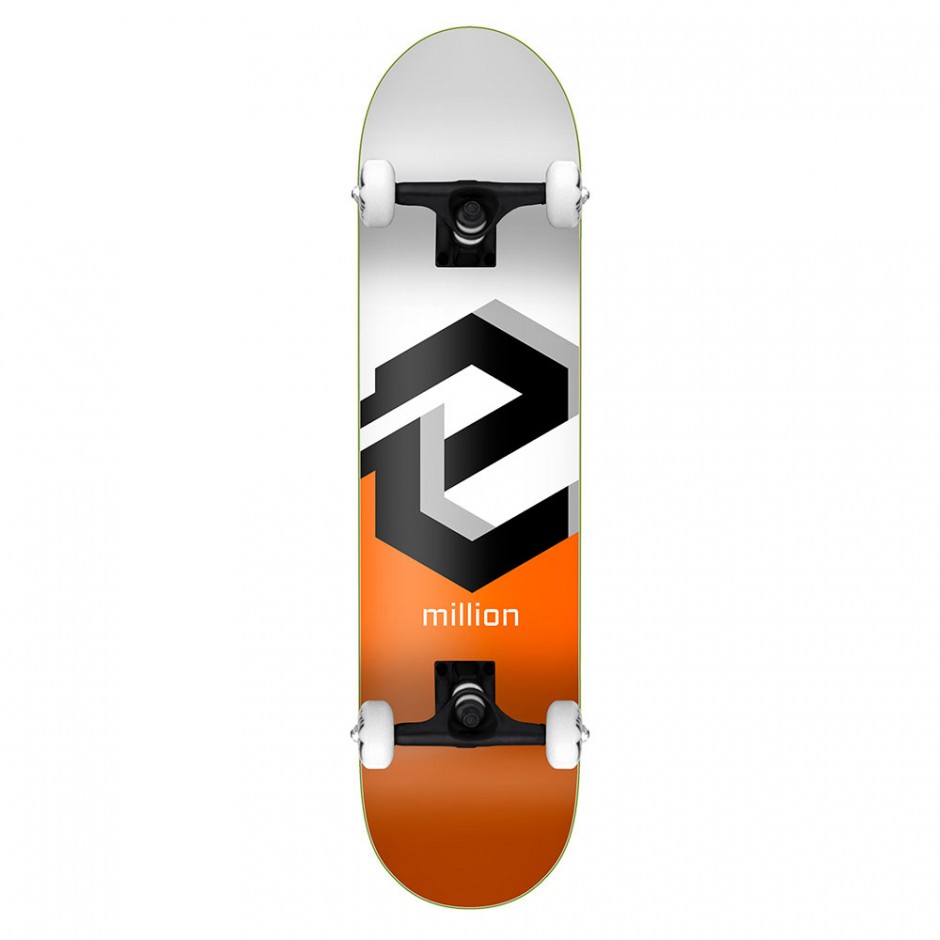EMILLION AERO COMPLETE SKATE ORANGE 8.125