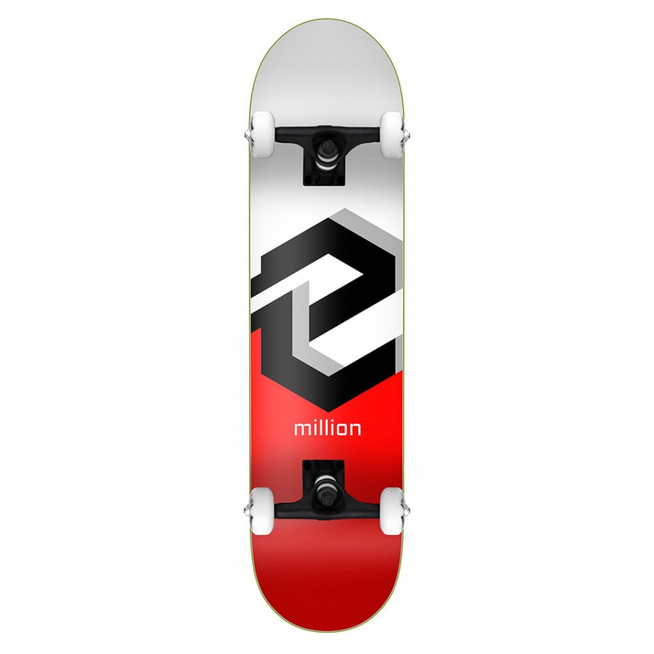 EMILLION AERO COMPLETE SKATE RED 8.25