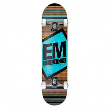 EMILLION PRIME LOGO COMPLETE SKATE LIGHT BLUE 8.0