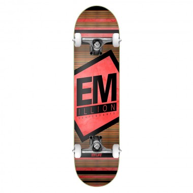EMILLION PRIME LOGO COMPLETE SKATE RED 8.0