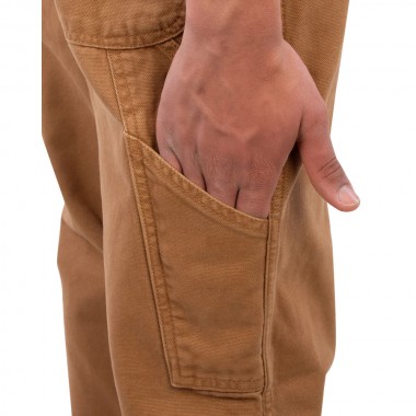 DICKIES DUCK CANVAS CARPENTER PANT SW BROWN DUCK