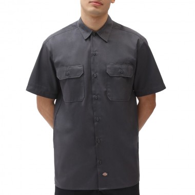 DICKIES WORK SS SHIRT REC CHARCOAL GREY