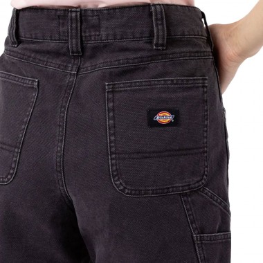 DICKIES DUCK CANVAS CARPENTER SHORTS W SW BLACK