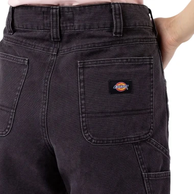 DICKIES DUCK CANVAS CARPENTER SHORTS W SW BLACK