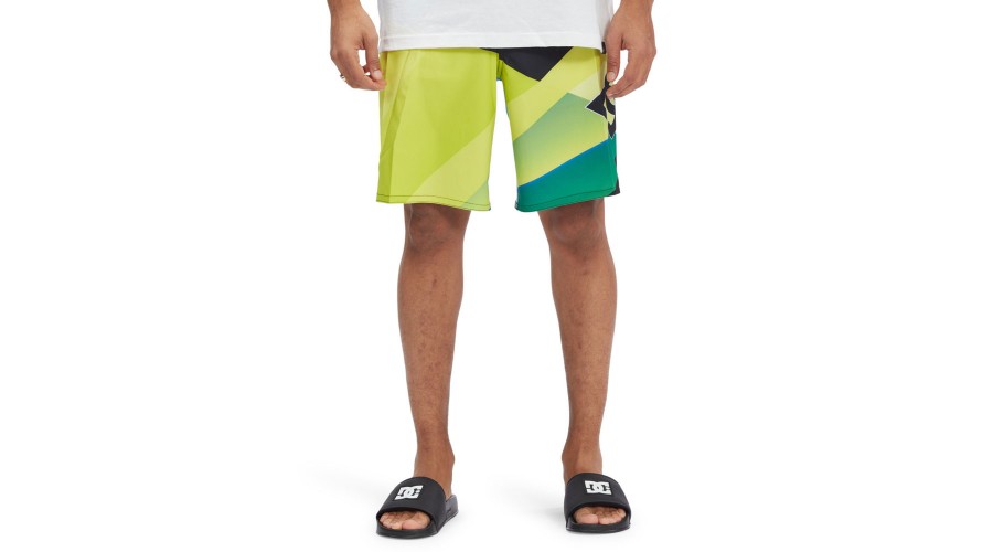 DC OUTCONNECT 19 BOARDSHORTS LIMEADE