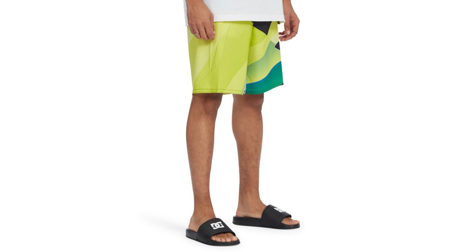 DC OUTCONNECT 19 BOARDSHORTS LIMEADE