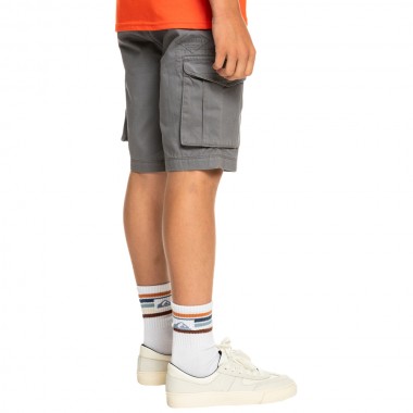 QUIKSILVER CRUCIAL BATTLE YOUTH CARGO SHORTS QUIET SHADE