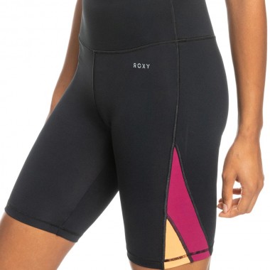 ROXY KEEP LOVING LOVE SHORT LEGGINGS ANTHRACITE