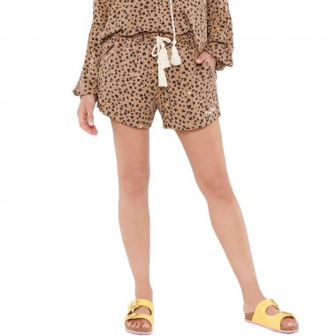 FEMI STORIES ARTI SHORTS BROWN LEOPARD