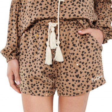 FEMI STORIES ARTI SHORTS BROWN LEOPARD