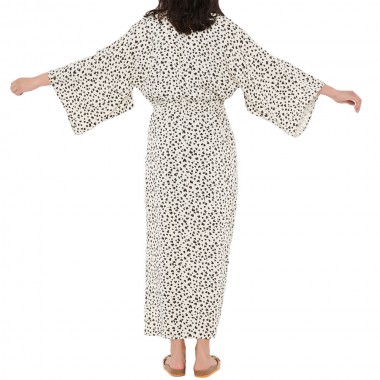 FEMI STORIES COLAR KIMONO GENTLE LEOPARD