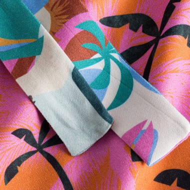 FEMI STORIES FITO SHORTS ORANGE PARADISE