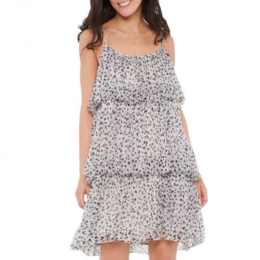 FEMI STORIES KIALA DRESS GENTLE LEOPARD