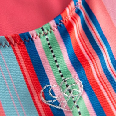 FEMI STORIES LAVENDER SWIMSUIT LA VIDA STRIPES