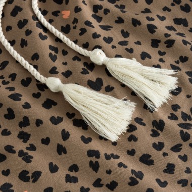 FEMI STORIES SOSO SHIRT BROWN LEOPARD