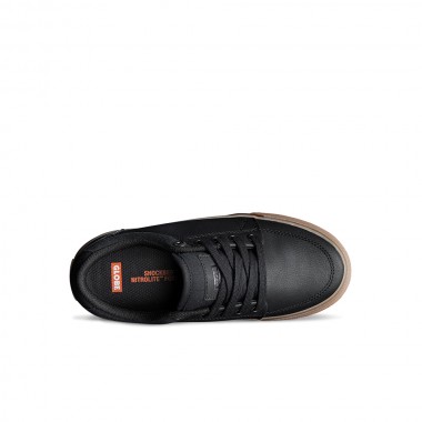 GLOBE GS-KIDS SHOES BLACK MOCK/GUM