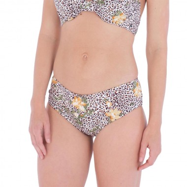 HURLEY UNDERWIRE TOP/ MODERATE HIPSTER BOTTOM JUNGLE CAT