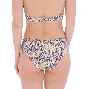 HURLEY UNDERWIRE TOP/ MODERATE HIPSTER BOTTOM JUNGLE CAT