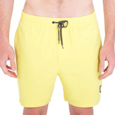 HURLEY ONE AND ONLY SOLID VOLLEY 17&quot SWIM SHORT YLW POST