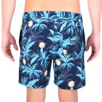 HURLEY CANNONBALL VOLLEY 17&quot SWIM SHORT OBSIDIAN